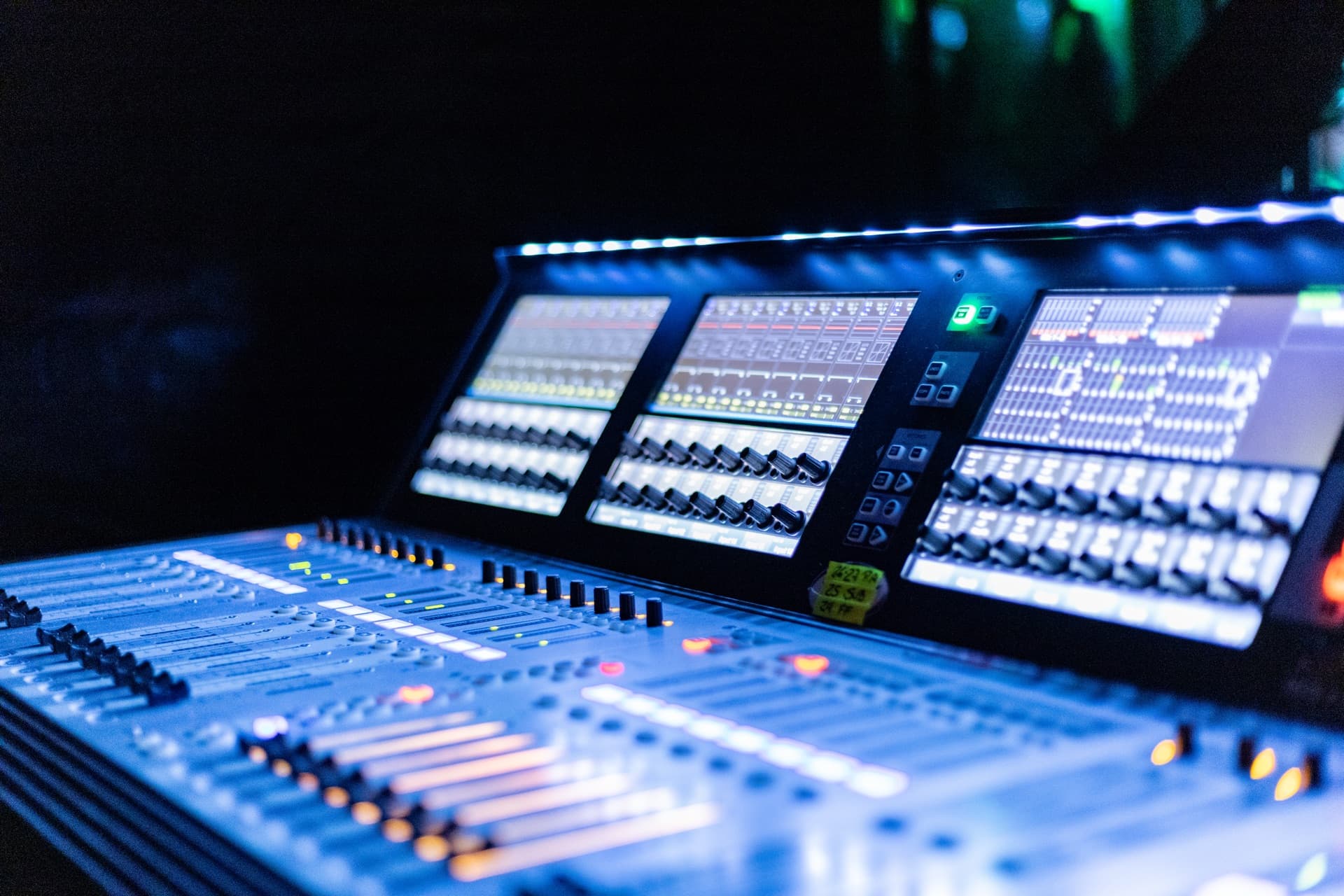 Bastidores da operação técnica do evento